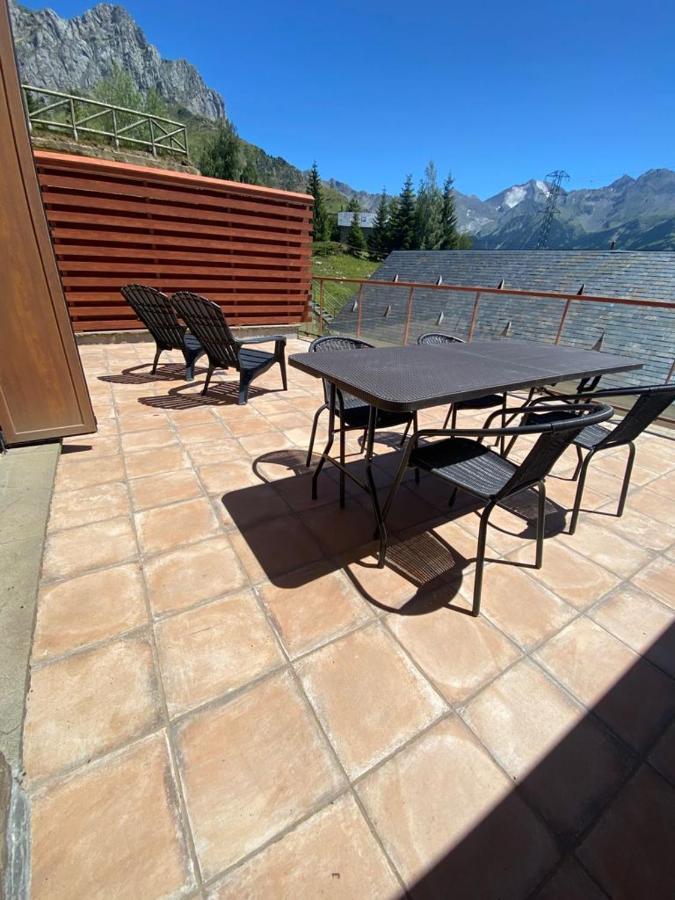 Bajo Con Terraza Y Vistas A Las Montana En Formigal Εξωτερικό φωτογραφία